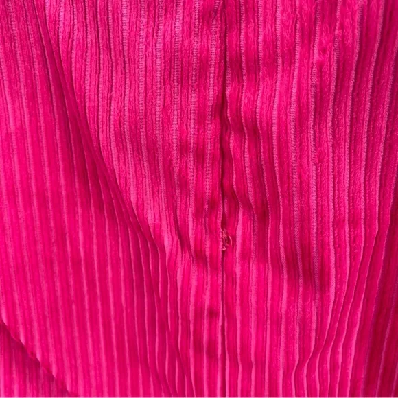 Veronica Beard magenta corduroy skirt